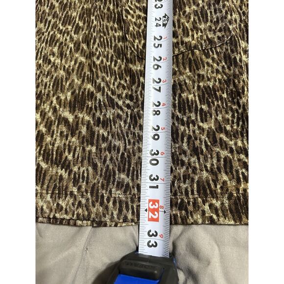 Speechless short sleeve animal print dress Medium Cowl Neckline Button Shoulder - Picture 12 of 12